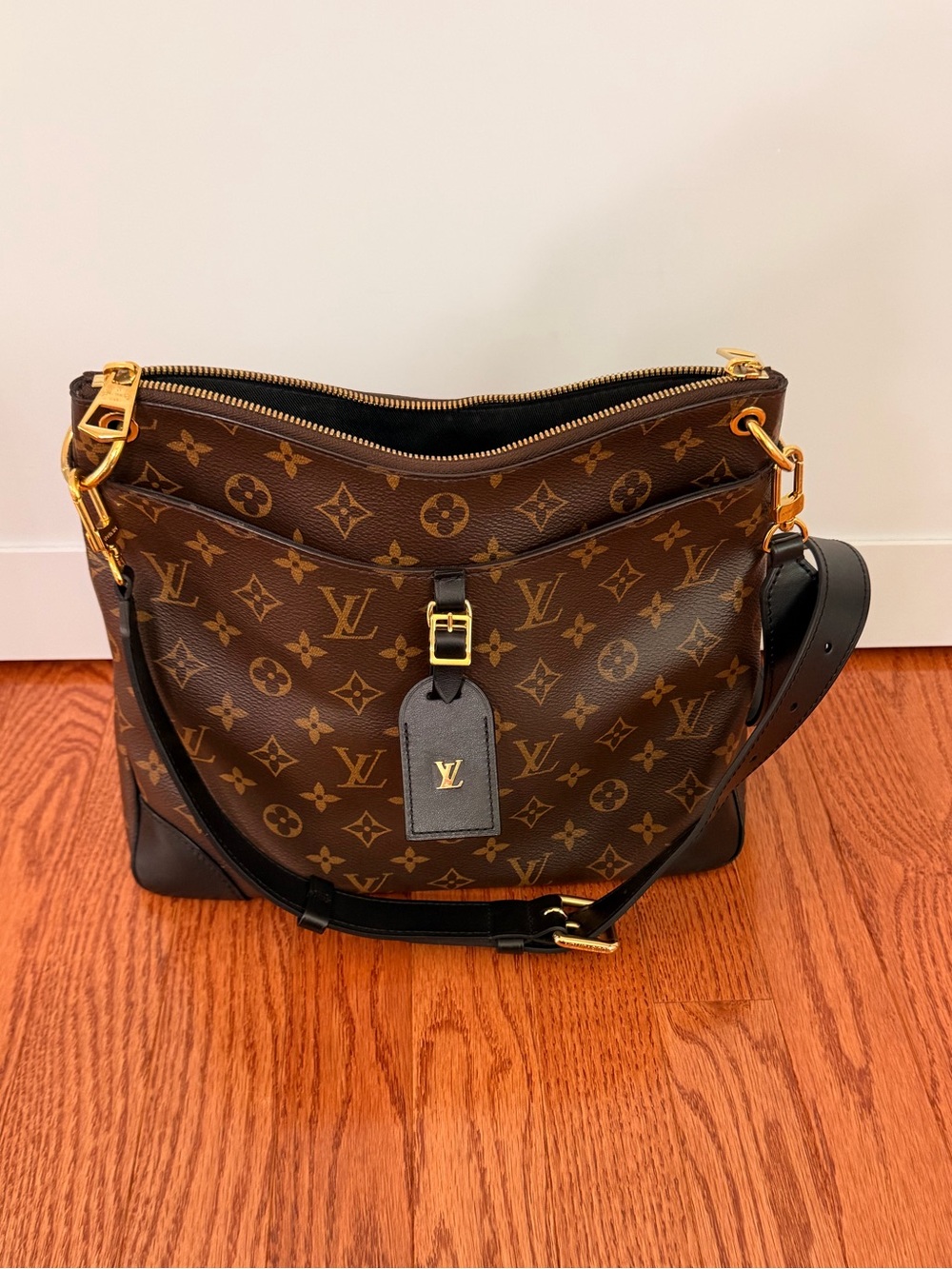 Louis Vuitton Odeon NM MM Monogram Noir M45352 Crossbody Shoulder Bag